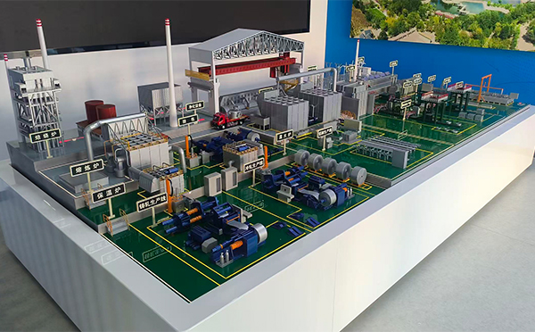 酒钢集团东铝厂-铝材生产线迭部机械模型